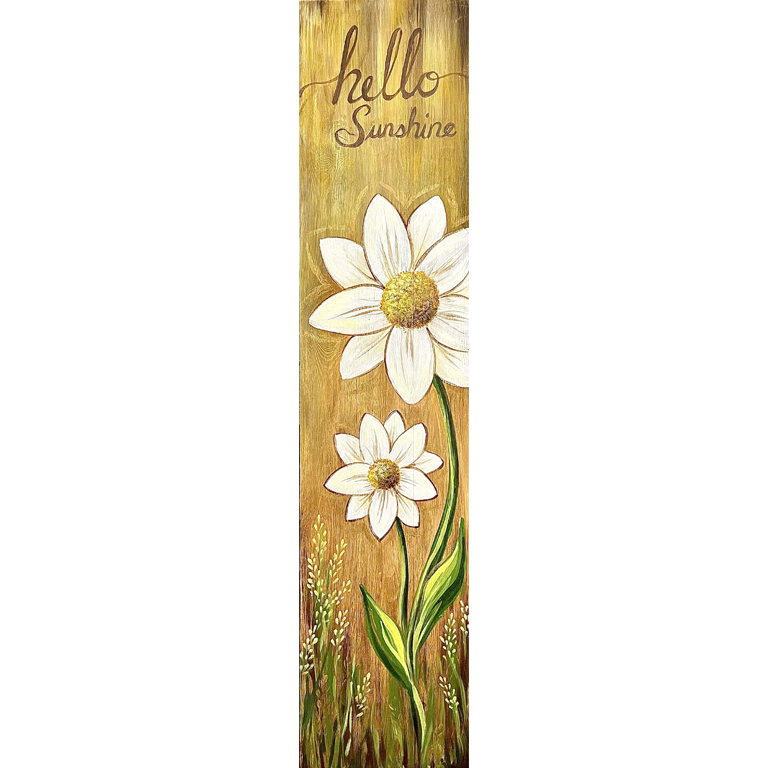 Sunshine Daisies Porch Leaner 